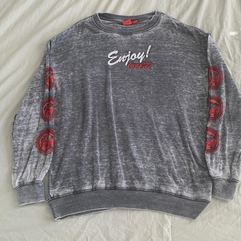 Large Coca-Cola Graphic Long Sleeve Shirt